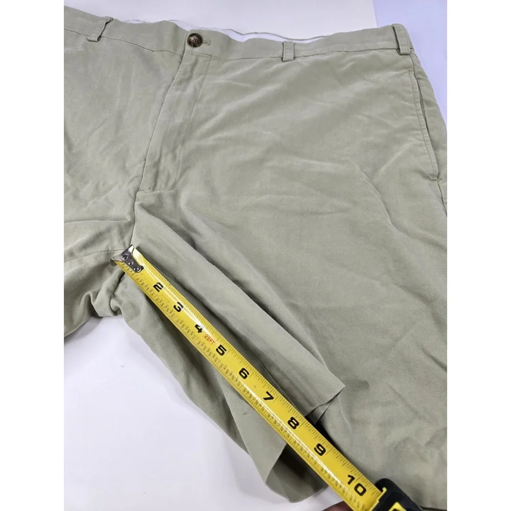 Orvis Shorts Men 42W Beige Signature Collection Flat‎ Front Chino Golf Fishing